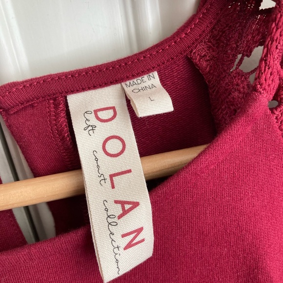 DOLAN Left Coast Collection Lace Puff Sleeve Top - Picture 5 of 9